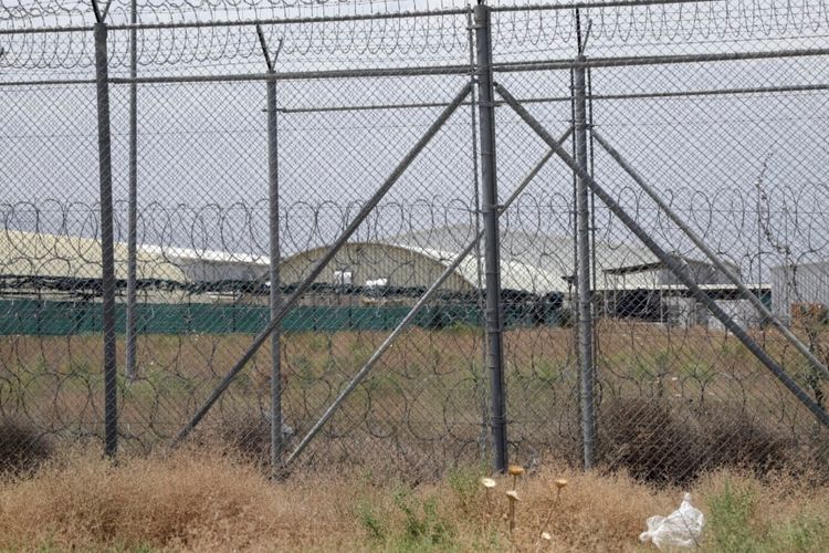 Pangkalan udara Bagram di Afghanistan.