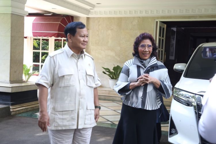 [KLARIFIKASI] Video Prabowo Bertemu Susi Pudjiastuti Terjadi 2023, Bukan September 2025