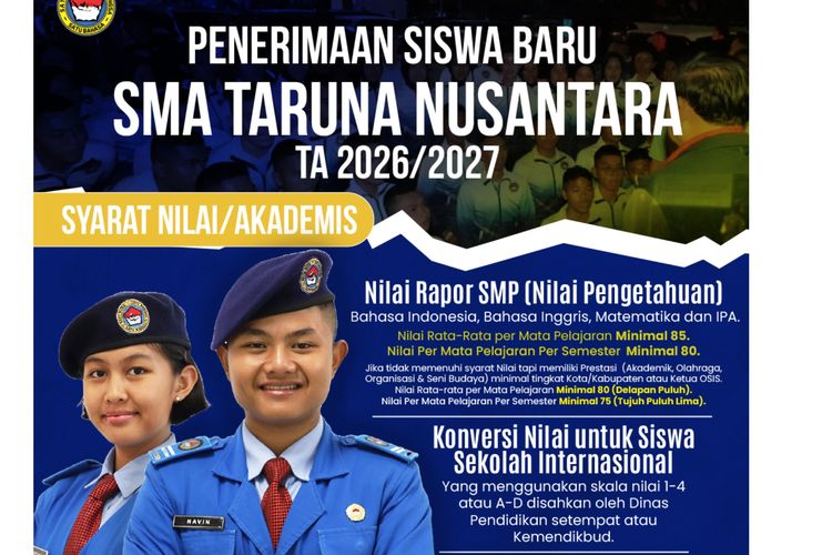 Cara Bikin Akun Daftar SMA Taruna Nusantara 2026 Klik pensisrutarunanusantara.id