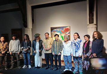 Hadir di Pameran Nada Merupa, SBY Ingatkan Pentingnya Sebuah Seni 