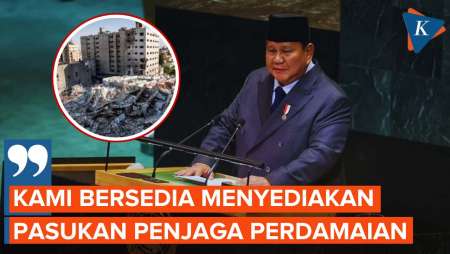 Pidato Prabowo di PBB: Siap Kirim Pasukan Perdamaian ke Palestina 