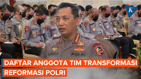 Daftar Anggota Tim Transformasi Reformasi Polri, Ada 47 Jenderal