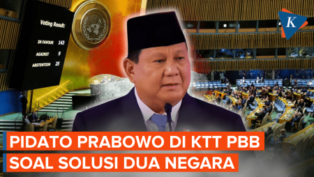 Pidato Prabowo di PBB: Jika Israel Mengakui Negara Palestina, RI Akui Israel